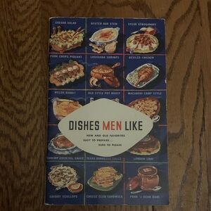 Vintage Cookbook 'Dishes Men Like'